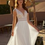 Herve Paris Caitlynn Boho Bruidsjurk Trouwjurk Bruidsmode Apeldoorn Bruidsboetiek De Blauwe Hoeve