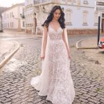 trouwjurk maggie sottero ladonna alijn bruidsjurk bruidsboetiek de blauwe hoeve apeldoorn bruidsmode prinses tule kant a-lijn