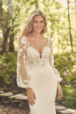 Bruidsboetiek de Blauwe Hoeve_bruidsmode Apeldoorn_fit n flare_mermaid_trouwjurk_boho_romantisch_Lillian West_66338