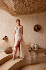 Bruidsboetiek de Blauwe Hoeve_bruidsmode Apeldoorn_a-lijn_prinses_trouwjurk_boho_romantisch_Lillian West_66368